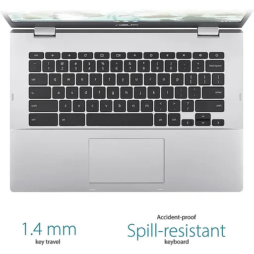 Ноутбук Asus Chromebook CX1 14" FHD 4/64GB N3350 Silver (Open Box) (CX1400CNA-AS44FV) - фото 4