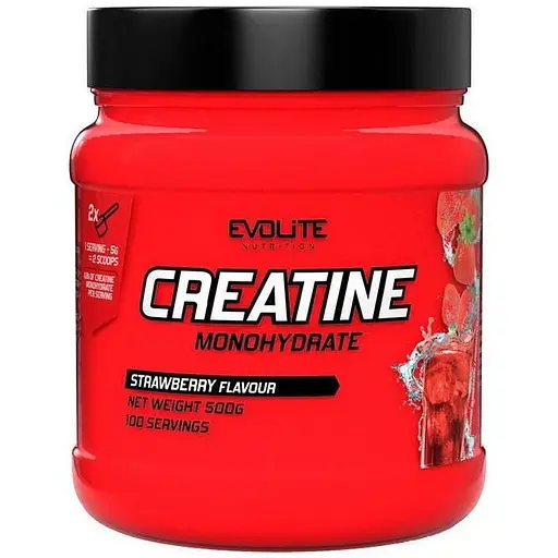 Креатин Evolite Nutrition Creatine Monohydrate 500 г strawberry