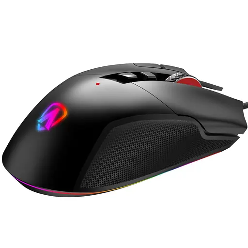 Мышка AOC AGM600 игровая, 16000dpi., 10кн., RGB PMW3389 Kailh switch черная - фото 5