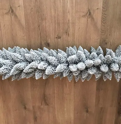 Гірлянда хвойна Hvoya Elegant з плівки засніжена 3 м - фото 2