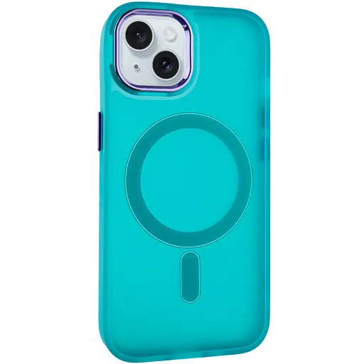 Чохол Epik TPU+PC Lily with MagSafe для Apple iPhone 13, 6.1 Green - фото 1
