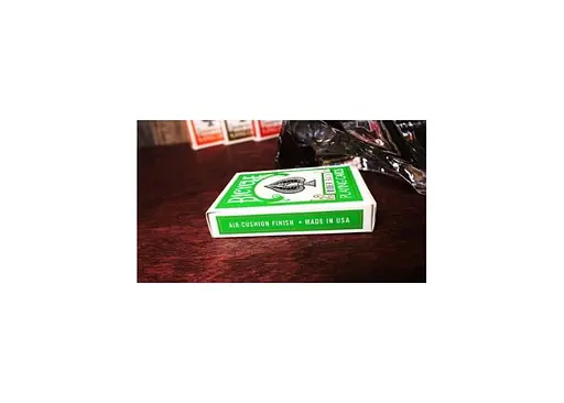 Карты игральные United States Playing Card Company Bicycle Rider Back Green deck (09418) - фото 3
