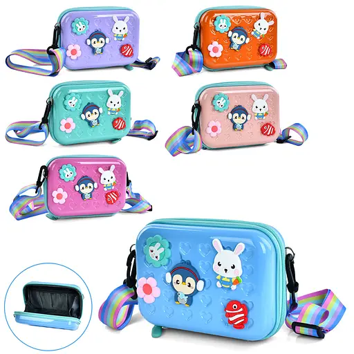 Сумочка, 17x12x5.5 см, 1 відділення, застібка-блискавка, 2 внутрішні кишені, довга ручка, 9958 (В асортименті) - фото 2