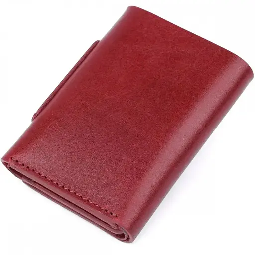 Мужской кожаный кошелек Grande Pelle 10х7.5х1.5 см acs0029237 - фото 2