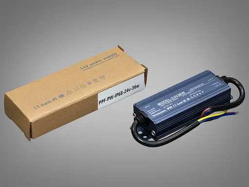 Блок живлення 24 В, для підключення LED стрічки, 36Вт, 1.5А - фото 2