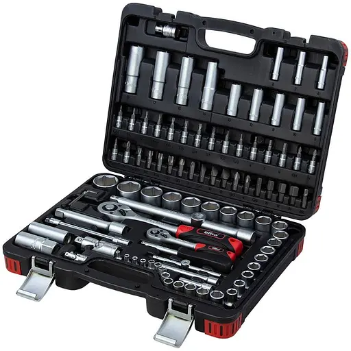 Набор торцевых насадок и бит Ultra 1/4", 1/2" 94 шт CrV Taiwan (6003142) - фото 1