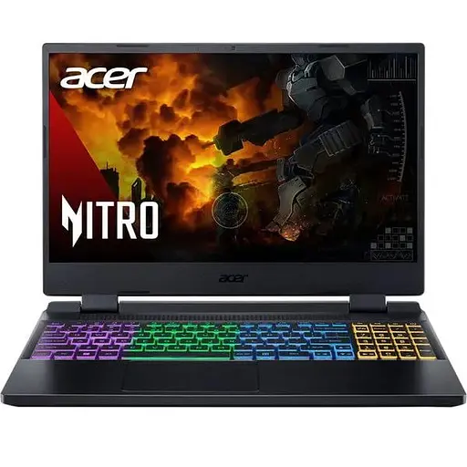 Ноутбук ACER Nitro 16 AN16-51-570E (NH.QJMEX.003), Intel Core i5-13500H до 4.7ГГц, 16" WQXGA, 16ГБ, SSD 512ГБ, NVIDIA GeForce RTX 4050 6