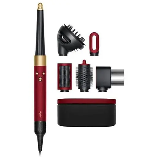 Мультистайлер Dyson Airwrap id multi-styler and driver Curly+Coily Red Velvet/Gold (596928-01)