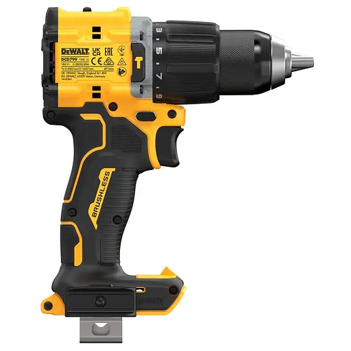 Дриль-шурупокрут DeWalt безщітковий ударний XR Li-Ion 18 В (DCD799N) - фото 4