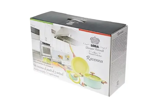 Набір посуду Lora Ravenna NA25KIT/PINK з 3 предметів рожево-блакитний - фото 6