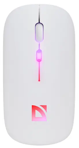 Мишка Defender Touch MM-997 Silent Wireless RGB White (52998)