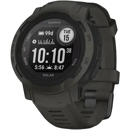 Смарт-годинник Garmin Instinct Crossover Solar Graphite (010-02730-11/01)