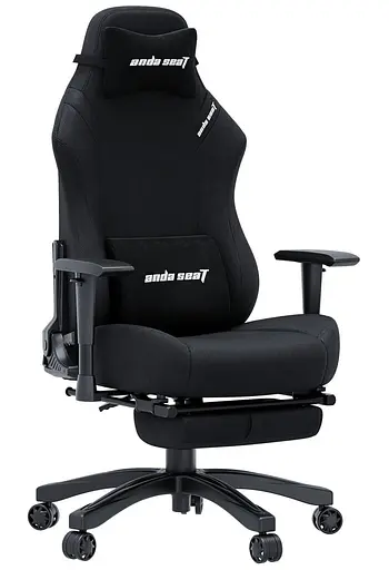 Ігрове крісло Anda Seat Luna Pro Black Fabric Size L (AD18T-44-B-F) - фото 1