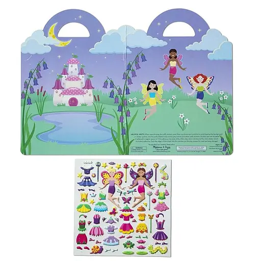 Наклейки Melissa & Doug Феи объемные многоразовые (MD19414) - фото 3