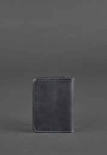 Кожаная обложка для ID-паспорта и водительского заседания 4.0 синяя - фото 5