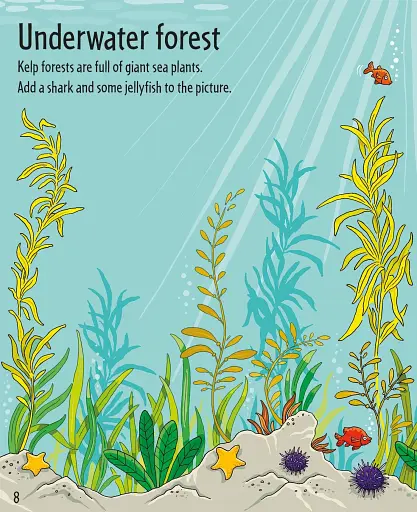 First Sticker Book: Under the Sea - фото 2