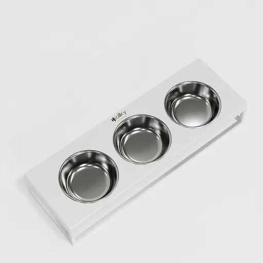 Hollky Base Bar — три миски на підставці (3 × 0,45 л) - фото 7