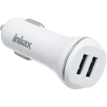 Автомобільний зарядний пристрій Inkax CC-12 2USB 2.1A microUSB White (av087-hbr)
