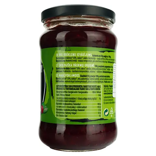 Конфитюр Rudolfs брусничный 400 г - фото 4