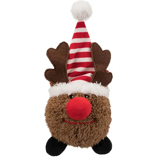 Игрушка Trixie для собак Рождественский плюшевый мяч со звуком 18-29 см 1 шт. - фото 3