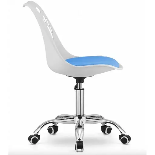 Офисное кресло Leobert Print бело-голубой - фото 5
