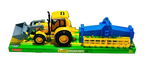 Трактор 858-11, инерция 43см, под слюдой (6900001202615) Желтый - фото 1