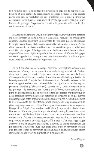 Collection F. Classe multi-niveaux et pedagogie differenciee - фото 7