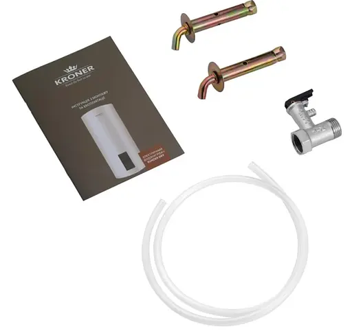 Водонагрівач Kroner Runder K100VH2-D 100 л, 2 кВт, сухий ТЕН, універсальний, циліндричний, білий (CV034363) - фото 6