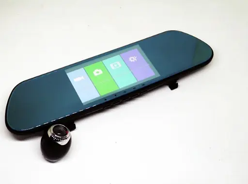 Зеркало авторегистратор DVR V9TP Full HD 5 дюймов 3 камеры - фото 4