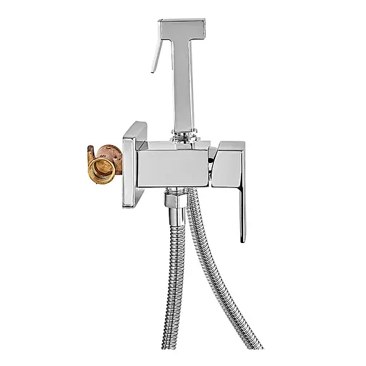 Набір гігієнічного душу прихованого монтажу Zerix LEB9-123 ZX5571, Хром - фото 2