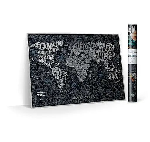 Скретч карта мира 1DEA.me Travel Map Letters World (13042) - фото 2