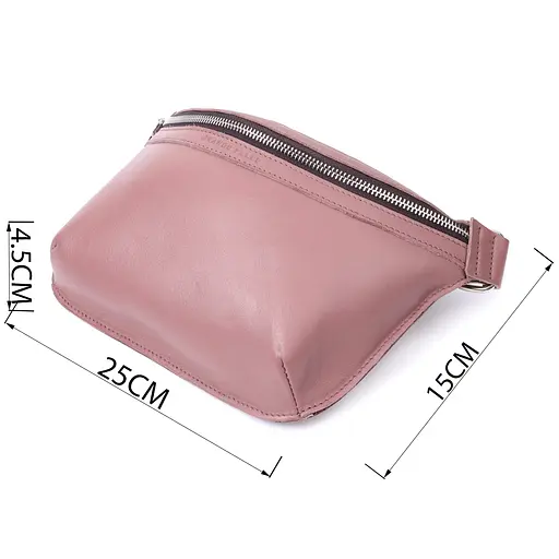 Бананка для женщин Grande Pelle из натуральной кожи 25х15х4.5 см sum0027024 - фото 3