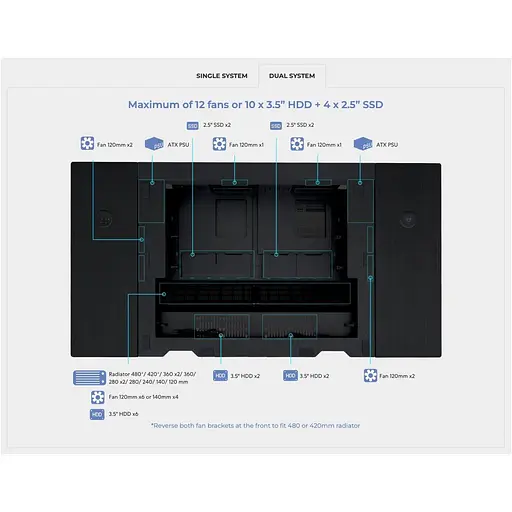 Геймерский стол Lian Li DK07X Gaming Desk Black (G99.DK07X.10EU) - фото 15