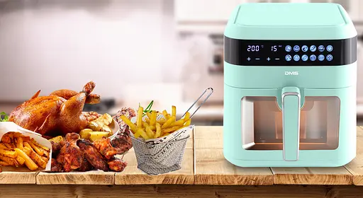 Аэрофритюрница мультипеч DMS HFG-7G XXL Mint 1600 Вт - фото 4