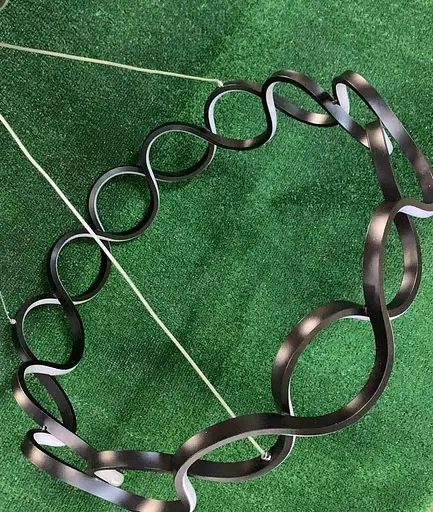 Світлодіодна люстра Скандинавія PJ806 Golden 50см - фото 6