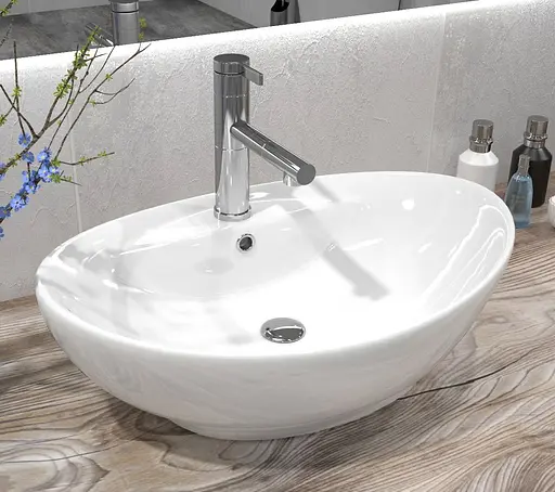 Умивальник Rea Cindy накладний білий REA-U0155, Білий - фото 2