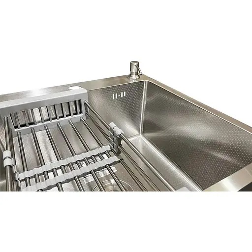 Кухонна мийка Romzha Arta Carbon U-450 - фото 6