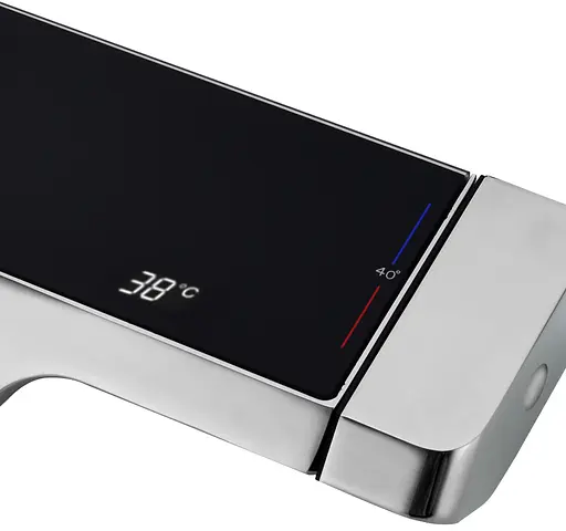 Душовя система Rea Rob з термостатом і виливом nikiel brushed REA-P6624, Нікель - фото 10