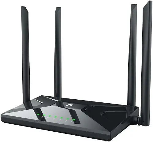 Роутер Netis NC65 AC1200, Wi-Fi 802.11b/g/n/a/ac, до 300/867 Mb/s, 2.4GHz/5GHz, 1 LAN 10/100/1000 Mb/s, RJ45 10/100/1000 Mb/s (FE), 4 зовнішні незнімні антени - фото 2