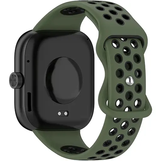 Ремінець DK CDK Silicone Sport Band Nike для Xiaomi Redmi Watch 4 (017600) (green / black) - фото 4