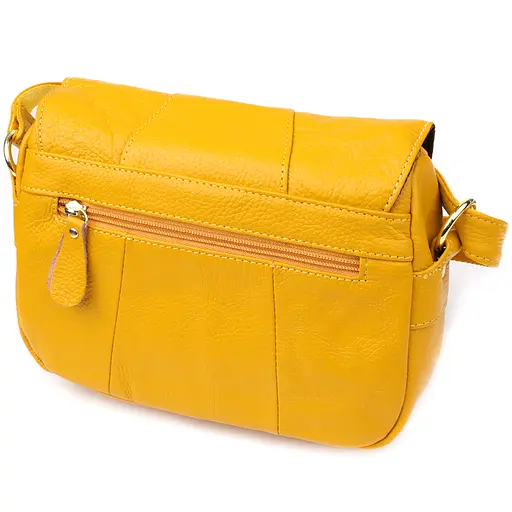 Кожаная сумка Vintage для женщин на каждый день 23.5х17х10 см sum0027567 - фото 2