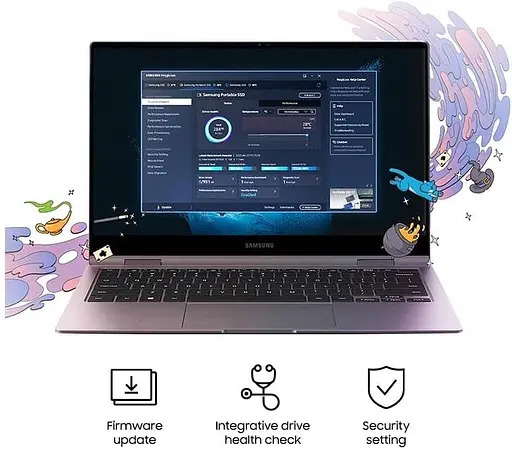 Портативный SSD Samsung 4 ТБ USB 3.2 Gen 2 Type-C T7 Shield - фото 3