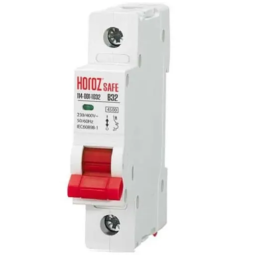 Выключатель автоматический Horoz Electric SAFE 1P В 32А