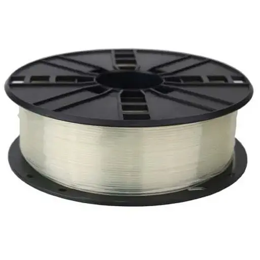 Пластик для 3D друку Gembird, PLA, White, 1.75 мм, 1 кг, прозорий (3DP-PLA1.75-01-TR)