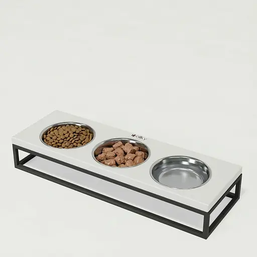 Hollky Base Bar — три миски на підставці (3 × 0,45 л)