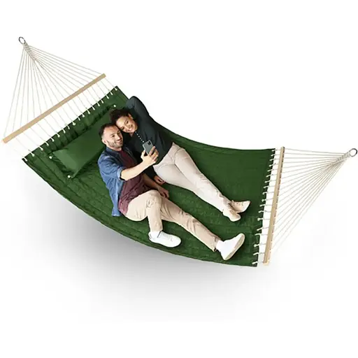Гамак Outtec Luxury двухместный зеленый - фото 5
