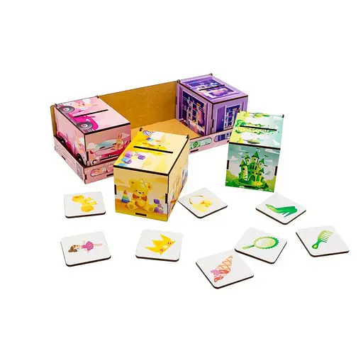 Деревянная настольная игра Монтессори Принцесса PuzzleOK Puz-89737 - фото 2