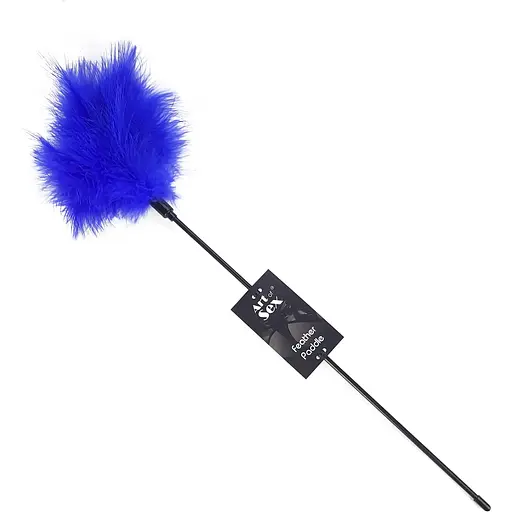 Лоскітка Art of Sex - FeaTher Paddle синя