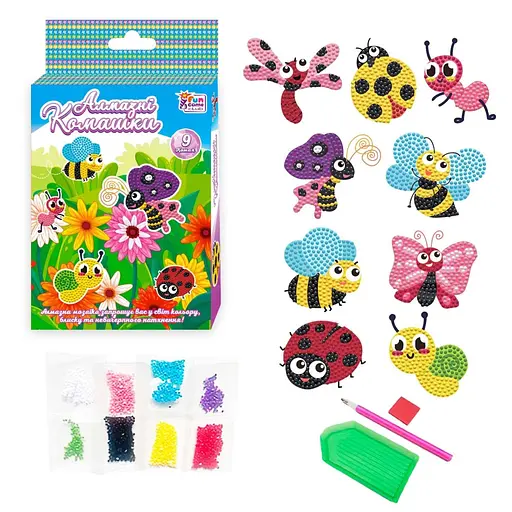 Дитячий набір для творчості "Алмазні стікери кішки" 4FUN Game Club 56169 - фото 1