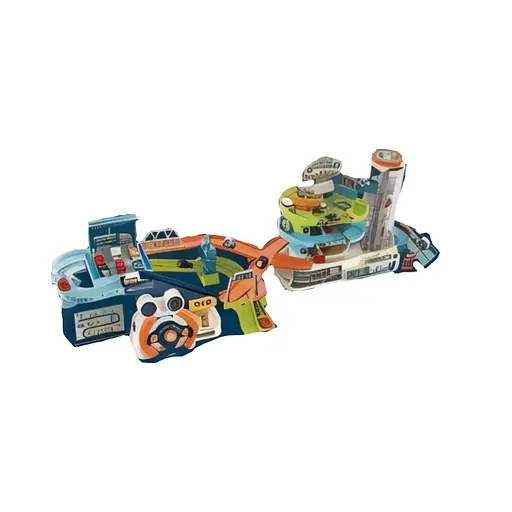 Автотрек T 103-55 Y з кермом, англійські пісні, звукові ефекти, автоматичний ліфт